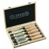 COFFRET BOIS 5 CISEAUX SCULPTEUR BOIS MOB – 7000200001MOB OUTILLAGE 5