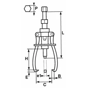 EXTRACTEUR A VIS A PAS DIFFERENTIEL SAM OUTILLAGE – 4851 7