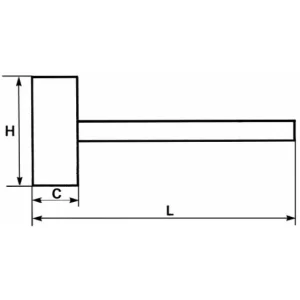 MASSETTE SANS REBOND SAM OUTILLAGE-322-38Z 6